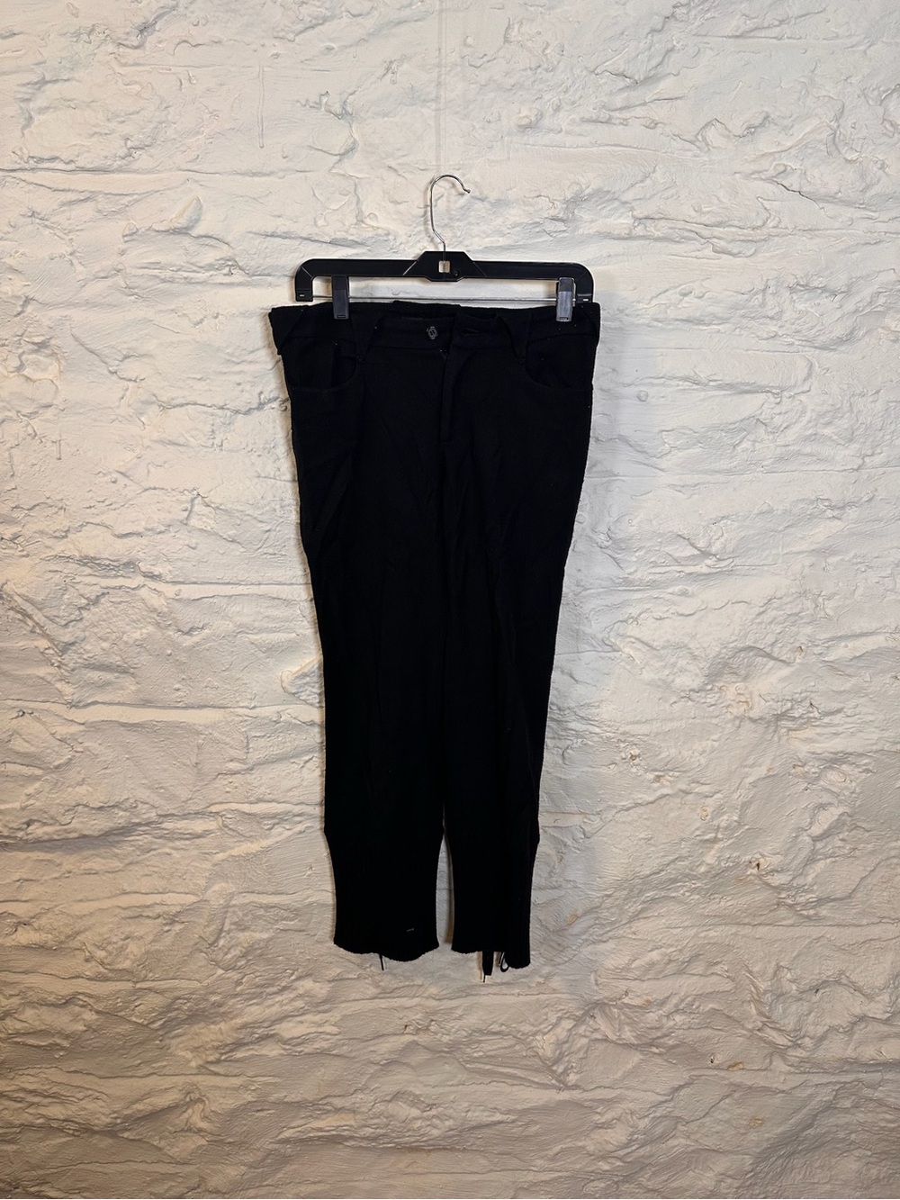 Undercover Black Slim Sweatpants with Ankle Zips